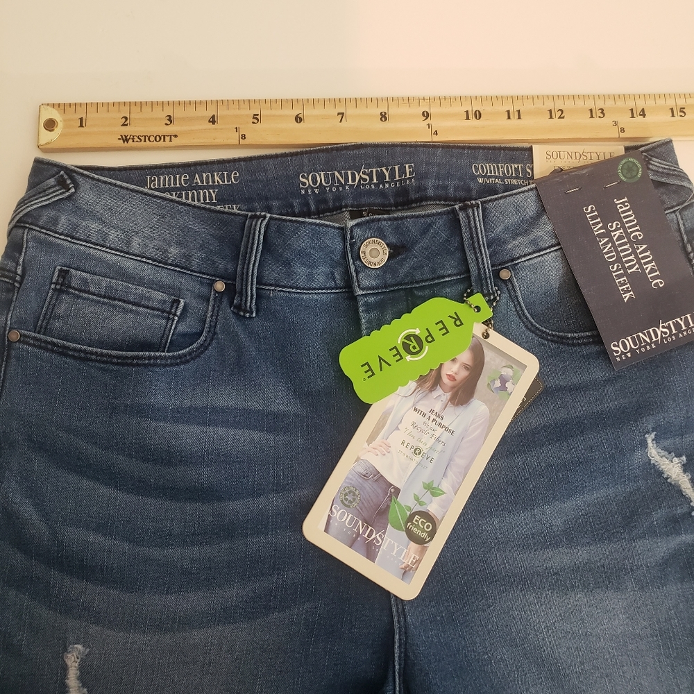 SoundStyle Jamie Ankle Skinny made from recycled plastic bottles size 10/30 - Picture 4 of 6